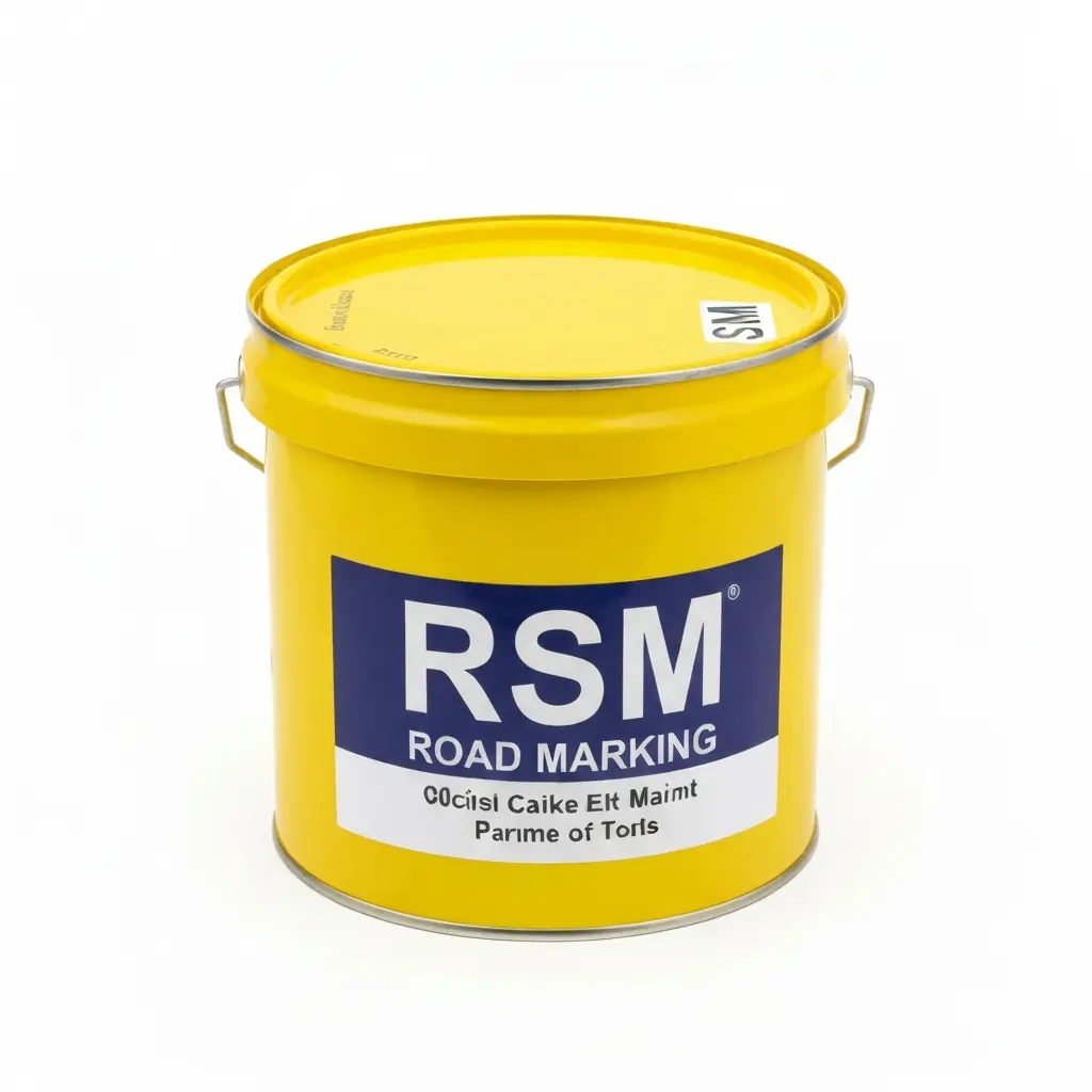 Peinture routière jaune