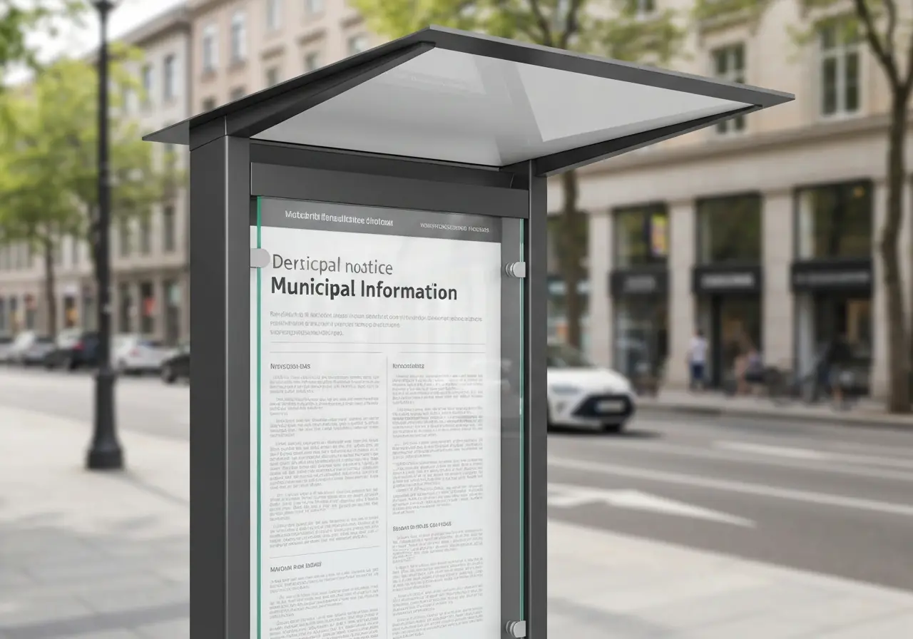 Vitrine Turin avec toit
