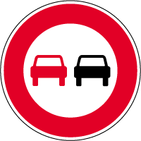 B3 - Interdiction de dépasser