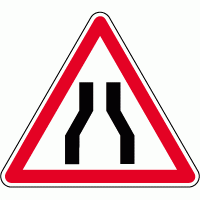A3 - Chaussée rétrécie