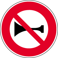 B16 - Signaux sonores interdits