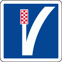 C26b - Voie de détresse à gauche