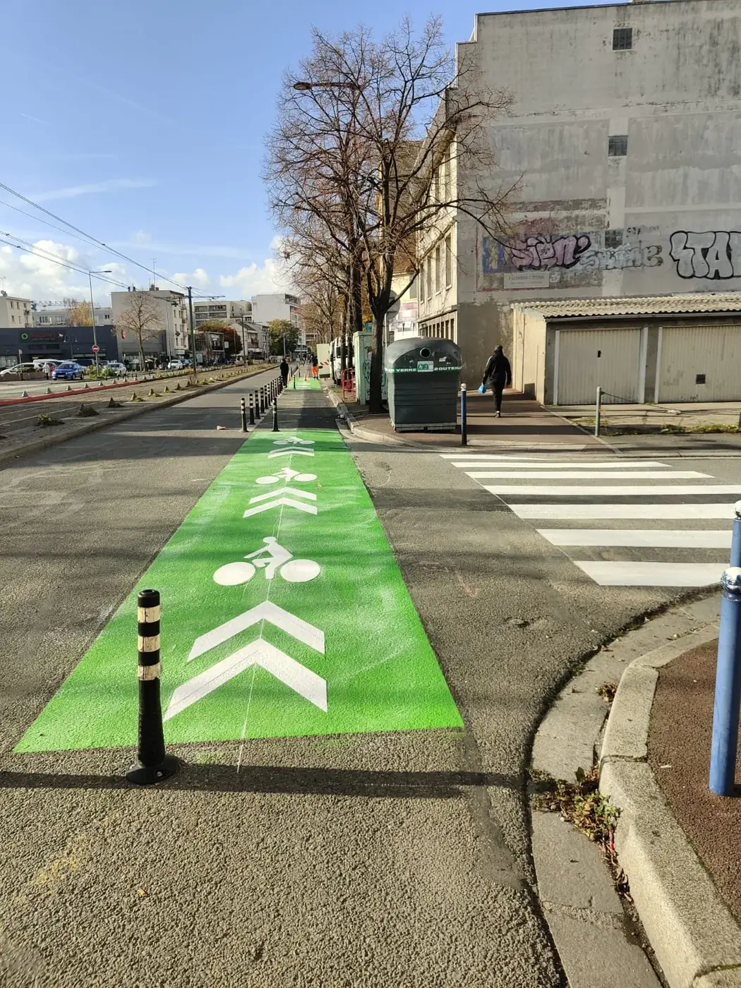 Aménagement piste cyclable